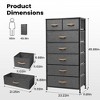 Pellebant Vertical Storage Dresser 7-drawer Chest Closet Organizer Unit for Bedroom - 2 of 4