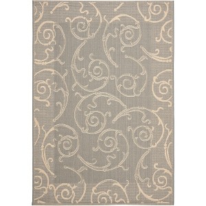 Courtyard CY2665 UV & Stain Resistant Non-Shedding Power Loomed Indoor/Outdoor Rugs - Safavieh - 1 of 4