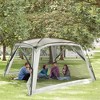 Outsunny Screen Tent, Screen House Room with UV50+ Protection, 2 Doors, and Carry Bag, for Patios Outdoor Camping Activities - 3 of 4