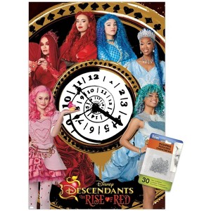 Trends International Disney Descendants: The Rise of Red - Group Unframed Wall Poster Prints - 1 of 4