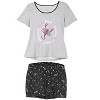 Memoi Women's Scorpio Zodiac Sign PJ Short Set - 3 of 4