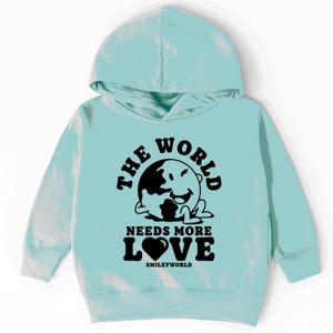 The Juniper Shop SmileyWorld The World Needs More Love Toddler Hoodie - 1 of 4