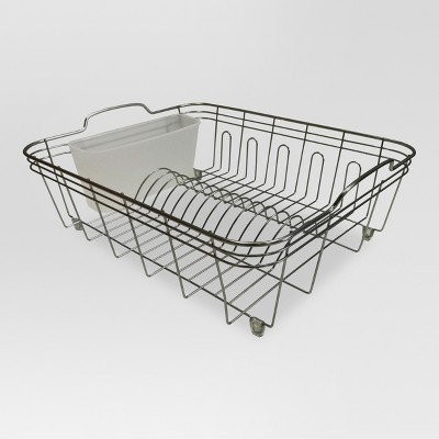 Wire Dish Rack Large Satin Nickel - Threshold™