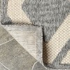 Modern Geometric Diamond Lattice Indoor Outdoor Area Rug by Blue Nile Mills - image 4 of 4