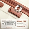 HONGGE 3-Piece Hardshell Luggage Set with TSA Lock, YKK Zipper, Durable ABS+PC Suitcases in 20/24/28 Inch Sizes - 4 of 4