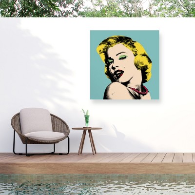 Trademark Fine Art - Mark Ashkenazi Andy Warhol Matted Framed Art