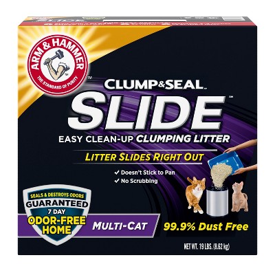 Arm Hammer Slide Easy Clean Up Multi cat Clumping Litter