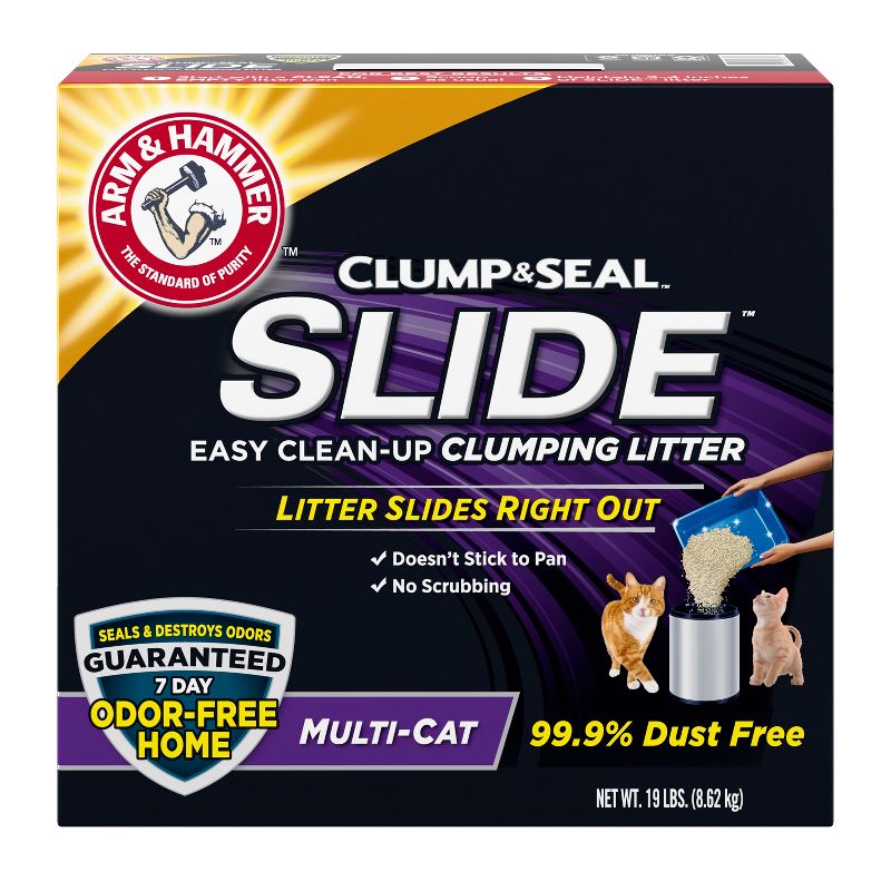 Arm & Hammer Slide Easy Clean Up Multi-Cat Clumping Litter, 1 of 16