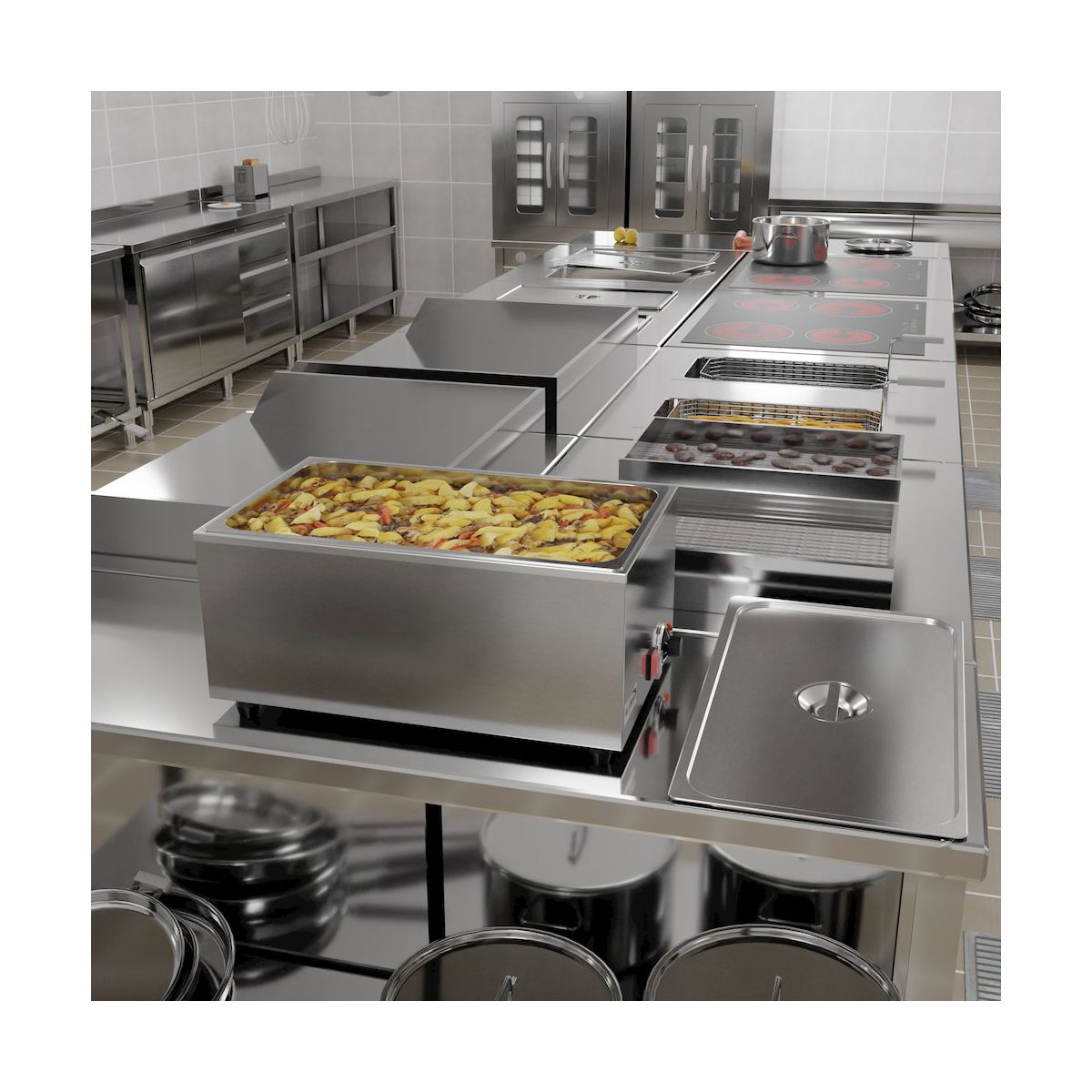 Koolmore 21 Qt. One-Section Electric Countertop Food Warmer - thumbnail 8