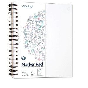 Ohuhu 7.6x10" Double Sided Bleedproof Art Sketchbook Y44-83000-43 - 1 of 4
