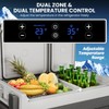 Whizmax 12 Volt Portable Refrigerator for Car, 40/51 QT Electric Dual Zone Freezer, App Control and Wheels Car Fridge for Camping, Travel, Road Trip - 3 of 4