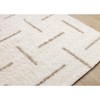 Rug Branch Contemporary Stripes, Tonal/Solid Cream Indoor Area Rug - 3 of 4