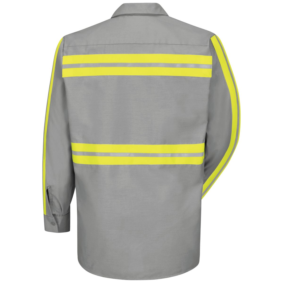 Red Kap Long Sleeve Enhanced Visibility IndustrialWork Shirt - thumbnail 2