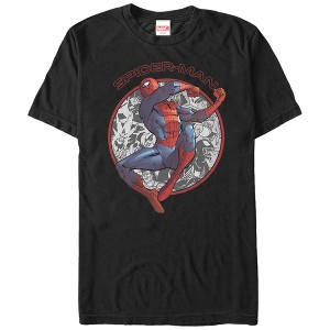 Men's Marvel Spider-Man Villain Circle T-Shirt - 1 of 4