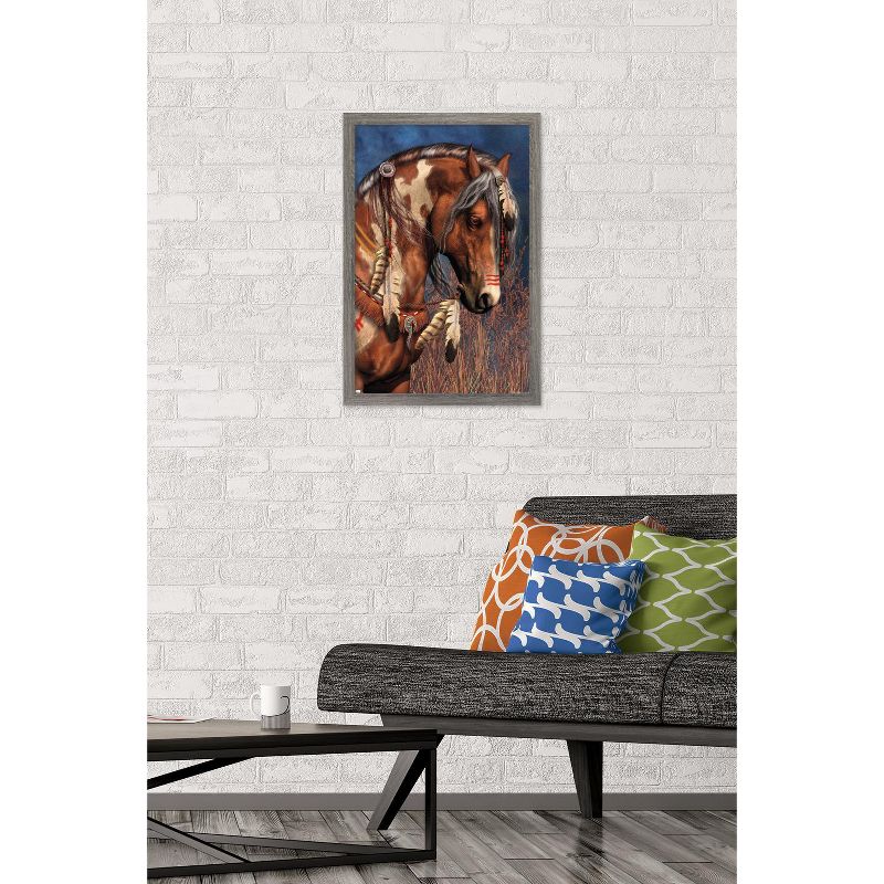 Trends International Laurie Prindle - War Pony Framed Wall Poster Prints, 2 of 7