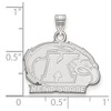 Black Bow Jewelry 10k White Gold Kent State Golden Flashes NCAA Small Pendant - 2 of 3