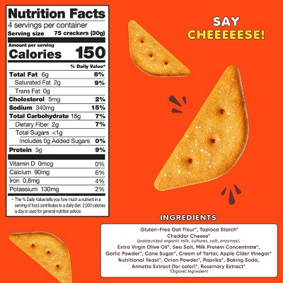 cadootz Cheddar Crackers - 4.23oz