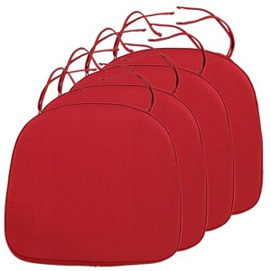 LeisureMod Modern Dining Chair Cushion Pads Set of 4 - 1 of 4