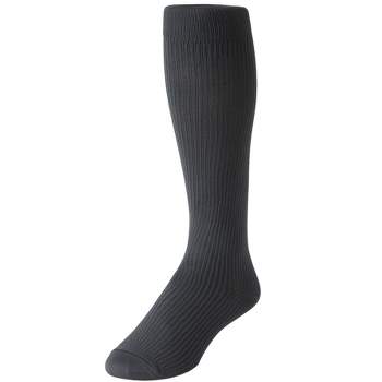 KingSize Men's Big & Tall Over-the-Calf Compression Silver Socks