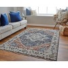Kaia Transitional Medallion Ivory/Blue/Red Area Rug - 2 of 4