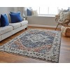 Kaia Transitional Medallion Ivory/Blue/Red Area Rug - image 2 of 4