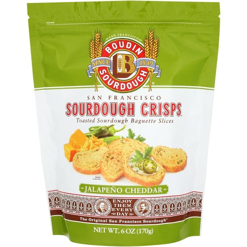 Boudin Sourdough Jalapeno Cheddar Crisps - Case of 11 - 6 oz - image 1 of 1