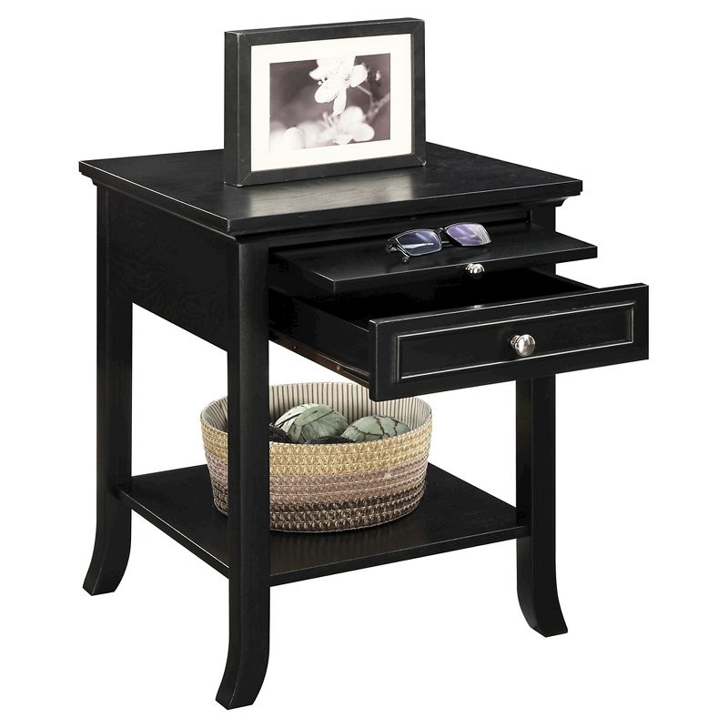 American Heritage Logan End Table with Drawer and Slide - Johar Furniture , 3 of 5