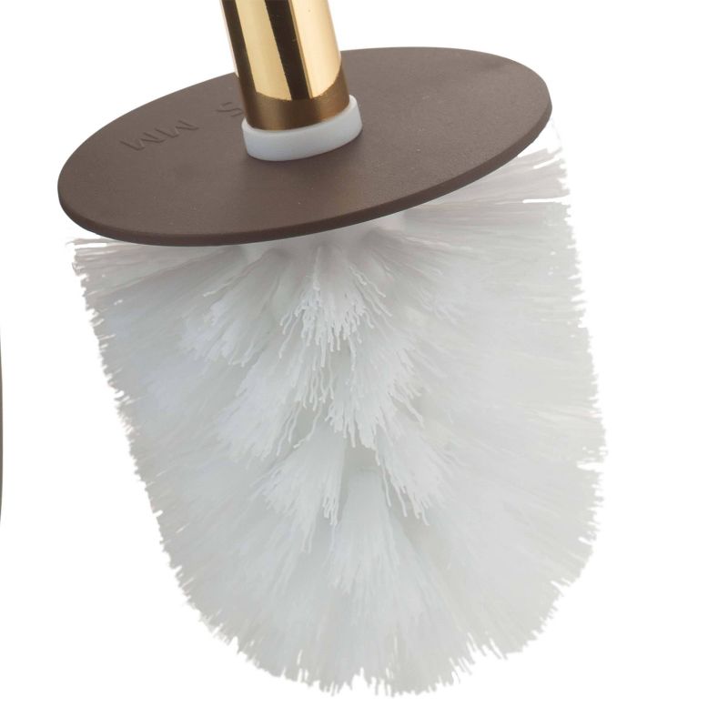 Lisse Wide Bowl Brush with Rubberized Finishing Espresso - Elle D&#233;cor, 5 of 9