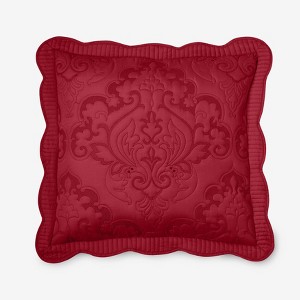 BrylaneHome Amelia Euro Sham - Euro, Berry - 1 of 3