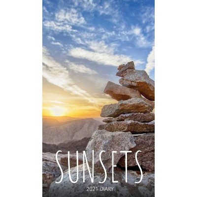 Sunsets 2021 Diary - by  Llama Bird Press (Paperback)