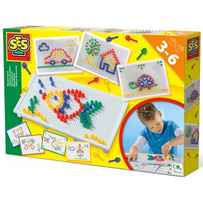 SES Creative: Reusable Mosaic Board - Ages 3+
