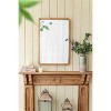 Vynxaria 24"x36" Rectangle Wood Mirror - Farmhouse Wall Decor for Any Space - 4 of 4