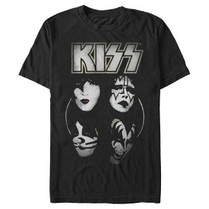 Men's KISS Shadowed Faces T-Shirt - 1 of 4