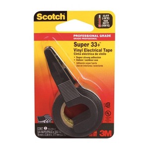 Scotch Super 33+ 3/4 in. W X 200 in. L Black Vinyl Electrical Tape - 1 of 1
