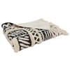 Saro Lifestyle Saro Lifestyle Cotton Throw With Block Print Design, Black, 50"x60" - 4 of 4