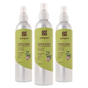Grab Green Room and Fabric Freshener, 7oz Bottle, Thyme with Fig Leaf Scent - 3-pack (21oz Total) - 1 of 4