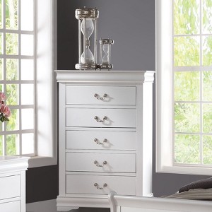 NicBex 5 Drawer Vertical Dresser for Bedroom,Chest of Drawers with Metal Handles for Living Room,Entryway,Hallway - 1 of 4