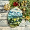 Illustrated Scenery Blue Ridge Parkway Ceramic Ornament, Appalachian Mountains Travel Souvenir and Christmas Gift| OrnamentallyYou - 4 of 4