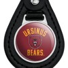 Ursinus College Bears Logo Black Leather Keychain - 3 of 4