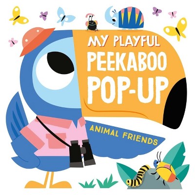 My Playful Peekaboo Pop-Up Animal Friends - by  Little Genius Books (Board Book)