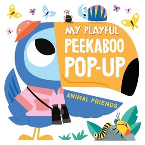 My Playful Peekaboo Pop-Up Animal Friends - by  Little Genius Books (Board Book) - 1 of 1