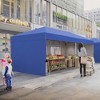 10'x 20' Pop up Canopy Tent with 210 D Oxford Fabric, Portable Instant Canopy with 4Pcs Sidewalls - 3 of 4