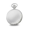 Black Bow Jewelry Charles Hubert Chrome Finish Grey Dial Quartz Pocket Watch - 2 of 4