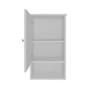 SEVOBAL Bathroom Storage Cabinets Wall Mounted Single Door Cabinet with Multiple Shelves for Bathroom, White, 13.9"*16.2"*28.6" - 1 of 4