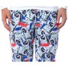 Jaws Mens' Classic Film Movie Poster Tossed Print Sleep Pajama Pants Blue - 3 of 4