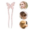 Unique Bargains Women's Butterfly Hair Forks 1 Pc - 3 of 4