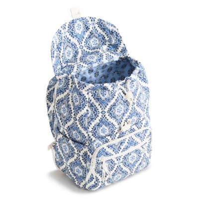 Vera Bradley Women's Premium Cotton Large Berkhill Backpack Cambridge Blues — фото 3
