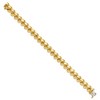 Black Bow Jewelry 14k Yellow Gold 10mm Polished Hollow San Marco Chain Bracelet - 2 of 4