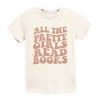The Juniper Shop Pretty Girls Read Books Youth Short Sleeve Tee - 2 of 4