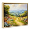 Stupell Industries Bright and Sunny Wildflowers Floating Frame Canvas Art - 2 of 4